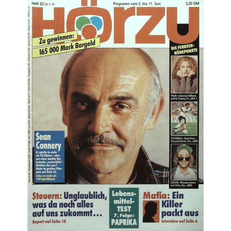 HÖRZU 22 / 5 bis 11 Juni 1993 - Sean Connery