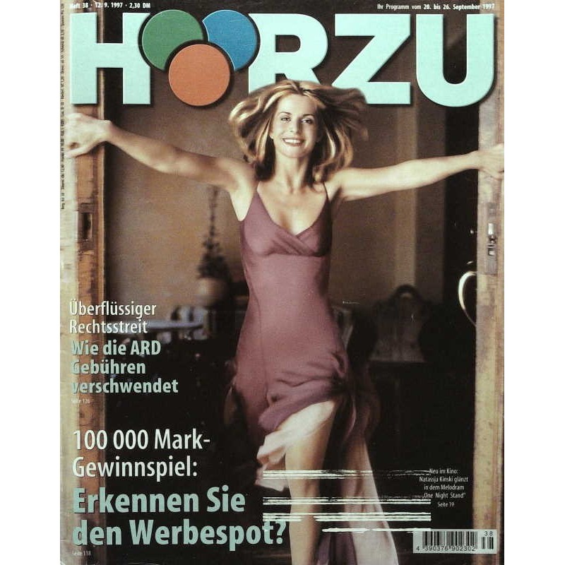 HÖRZU 38 / 20 bis 26 September 1997 - Natassja Kinski
