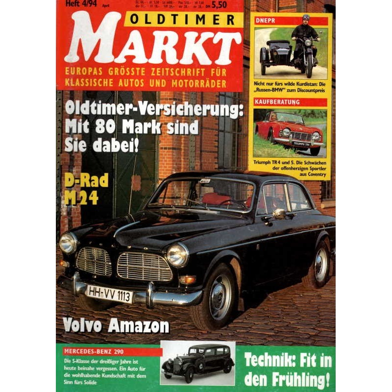 Oldtimer Markt Heft 4/April 1994 - Volvo Amazon