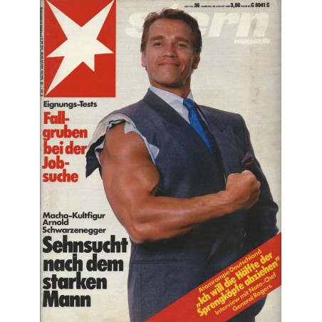 stern Heft Nr.36 / 28 August 1986 - Sehnsucht nach dem starken Mann