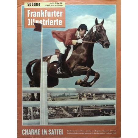 Frankfurter Illustrierte Nr.21 / 27 Mai 1962 - Charme im Sattel