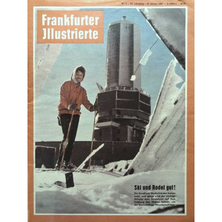Frankfurter Illustrierte Nr.4 / 21 Januar 1961 - Ski & Rodel gut!