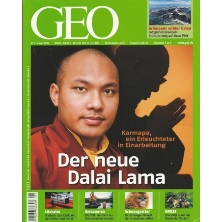 Geo Nr. 1 / Januar 2010 - Der neue Dalai Lama