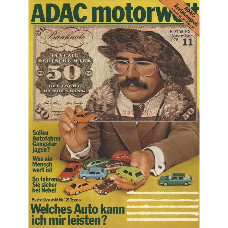 ADAC Motorwelt Heft.11 / November 1978 - Welches Auto kann ich mir leisten?