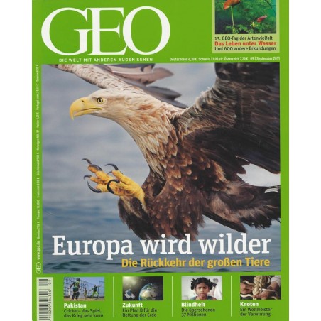 Geo Nr. 9 / September 2011 - Europa wird wilder