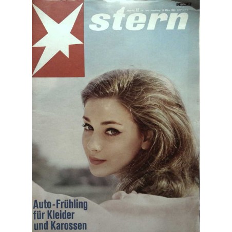 stern Heft Nr.12 / 24 März 1963 - Genevieve Grad