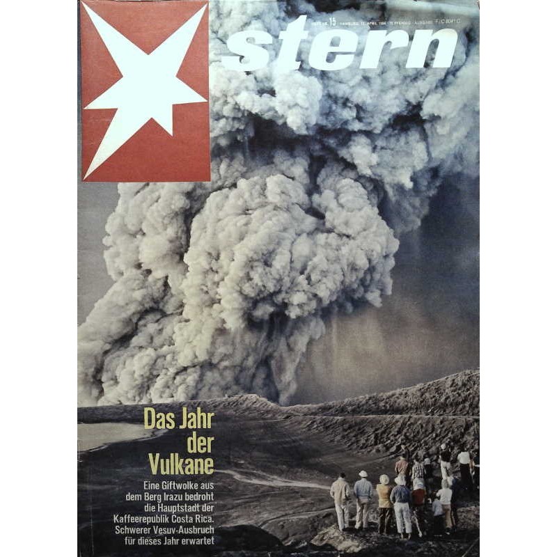 stern Heft Nr.15 / 12 April 1964 - Das Jahr der Vulkane