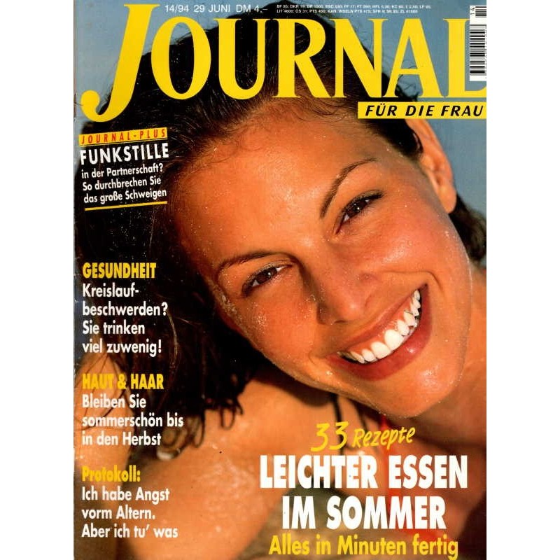 Journal Nr.14 / 29 Juni 1994 - Leichter Essen im Sommer