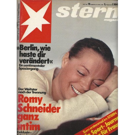 stern Heft Nr.18 / 23 April 1981 - Romy Schneider ganz intim