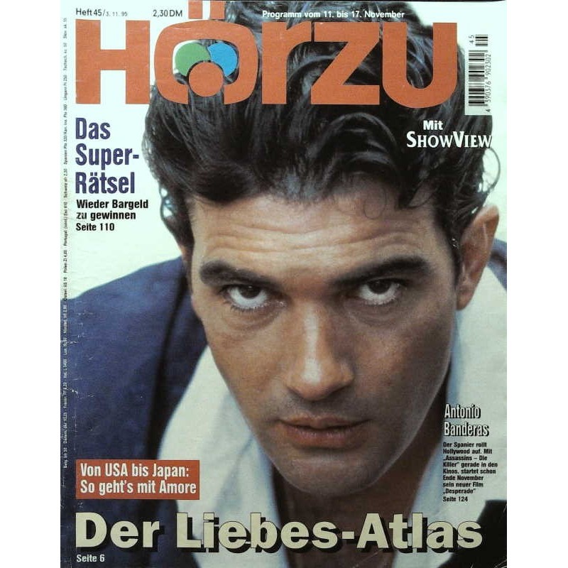 HÖRZU 45 / 11 bis 17 November 1995 - Antonio Banderas