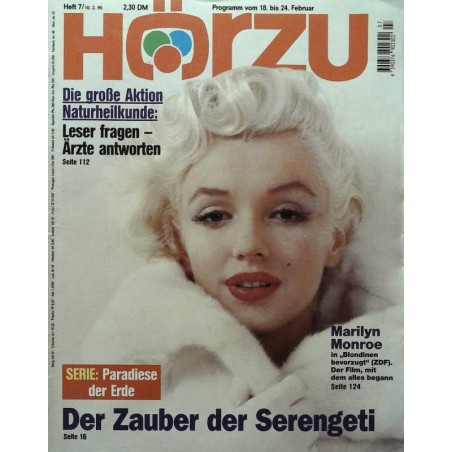 HÖRZU 7 / 18 bis 24 Februar 1995 - Marilyn Monroe