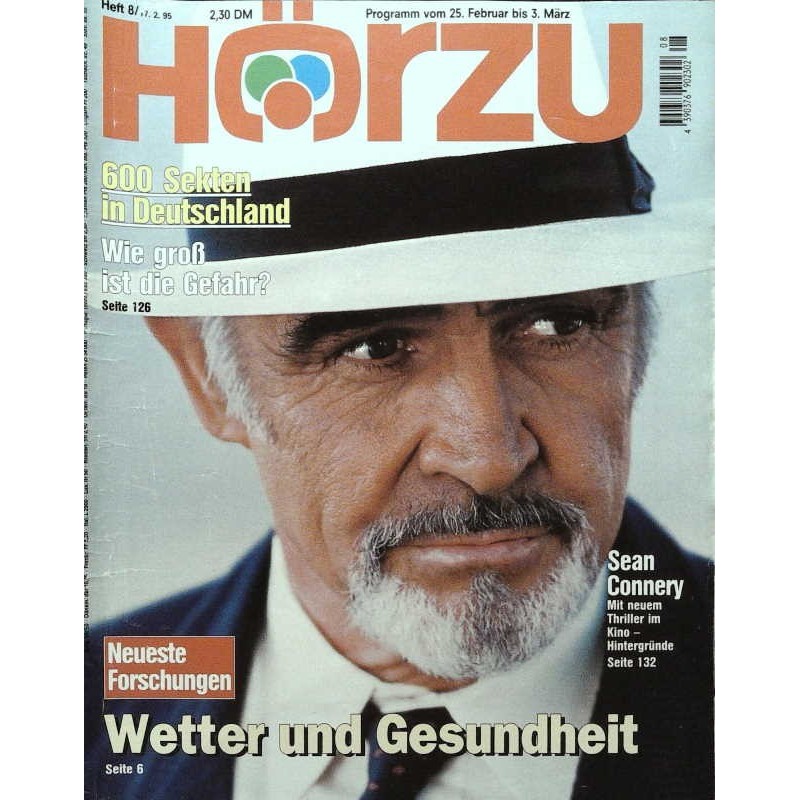HÖRZU 8 / 25 Februar bis 3 März 1995 - Sean Connery