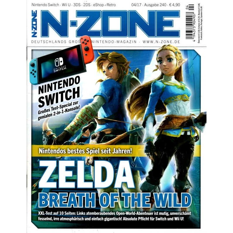 N-Zone 04/2017 - Ausgabe 240 - Zelda Breath of the Wild