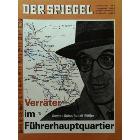 Der Spiegel Nr.4 / 16 Januar 1967 - Rudolf Rößler
