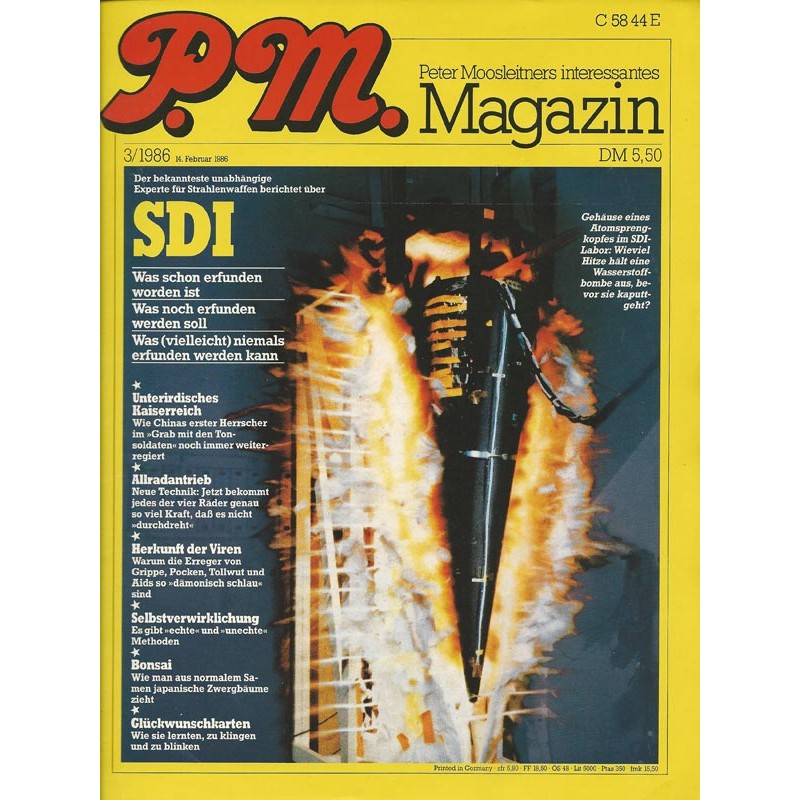 P.M. Ausgabe März 3/1986 - SDI