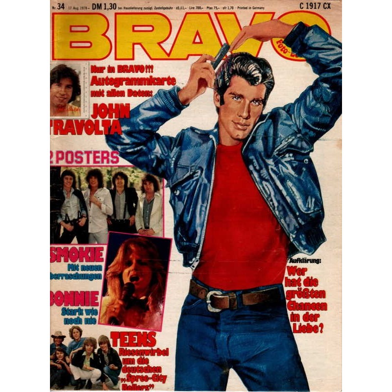 BRAVO Nr.34 / 17 August 1978 - John Travolta