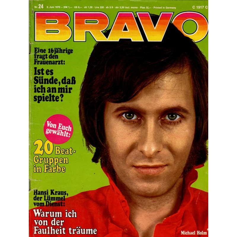 BRAVO Nr.24 / 8 Juni 1970 - Michael Holm
