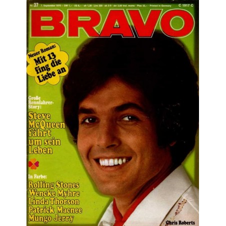BRAVO Nr.37 / 7 September 1970 - Chris Roberts