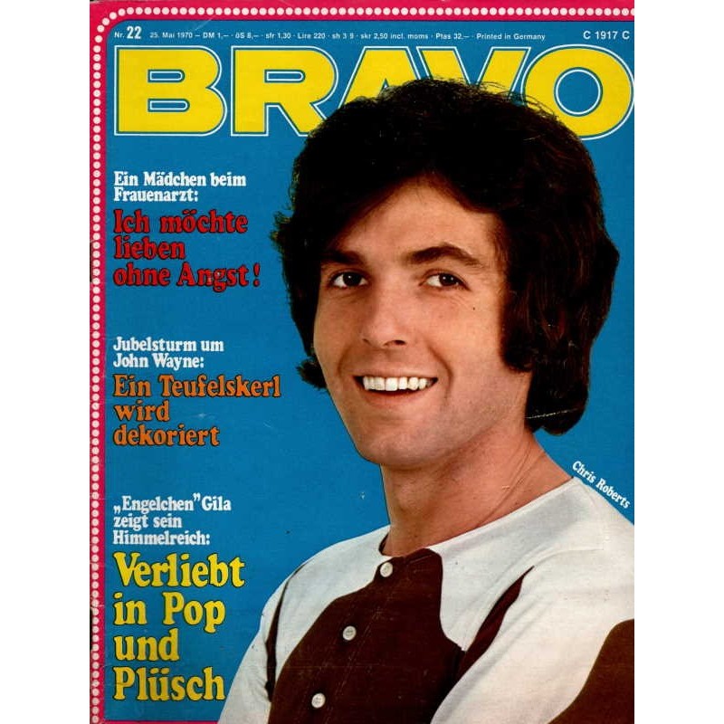 BRAVO Nr.22 / 25 Mai 1970 - Chris Roberts