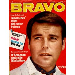 BRAVO Nr.11 / 9 März 1970 - Robert Wagner als Al Mundy Zeitschrift