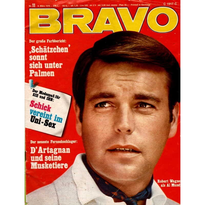 BRAVO Nr.11 / 9 März 1970 - Robert Wagner als Al Mundy