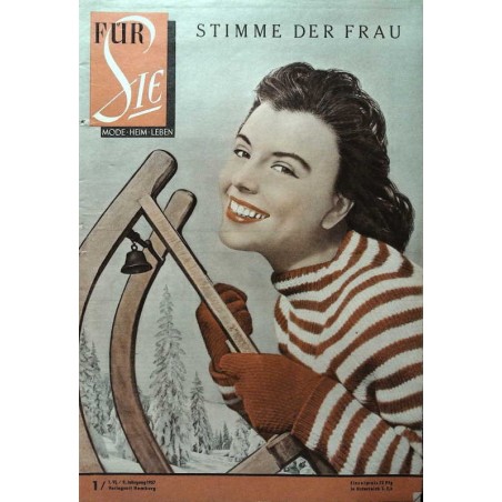 Für Sie Heft 1 / 9 Jahrgang 1957 - Winterliche Freude