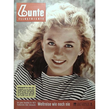 Bunte Illustrierte Nr.1 / 1957 - Isabelle Corey