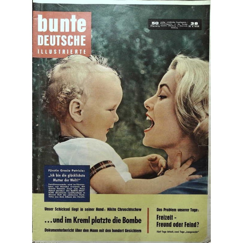 Bunte Illustrierte Nr.38 / 19 September 1959 - Gracia Patricia