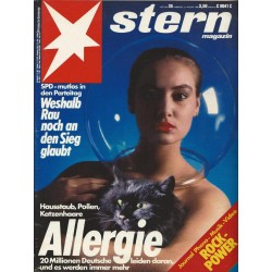 stern Heft Nr.35 / 21 August 1986 - Allergie