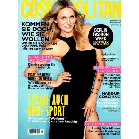 Cosmopolitan 1/Januar 2015 - Cameron Diaz