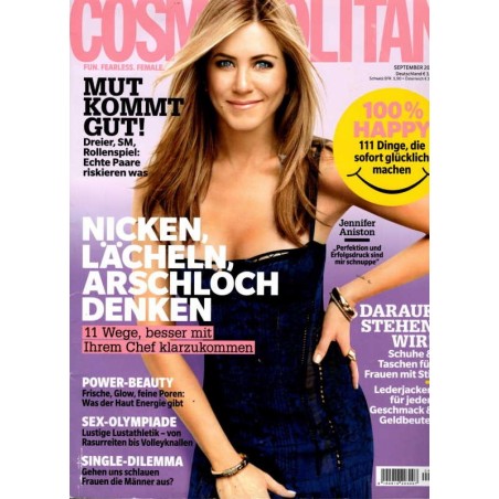 Cosmopolitan 9/September 2016 - Jennifer Aniston