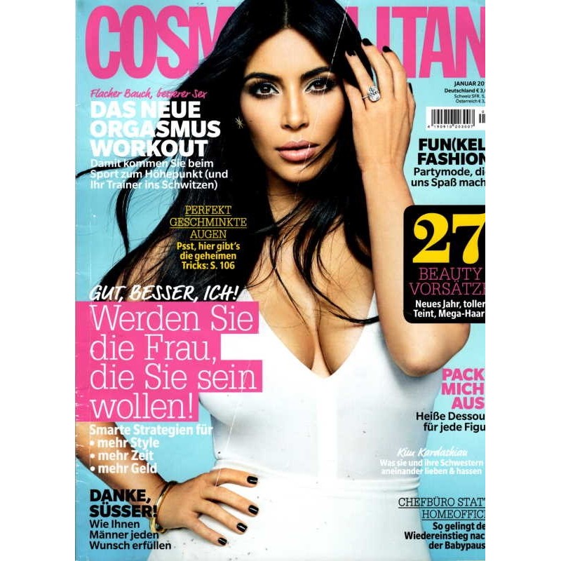Cosmopolitan 1/Januar 2016 - Kim Kardashian
