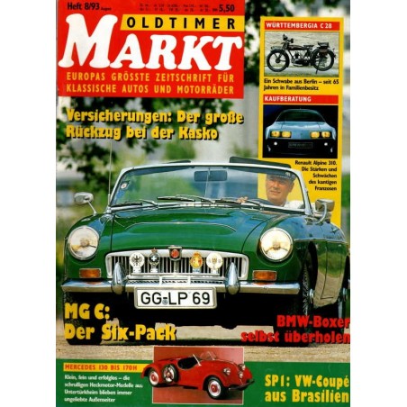 Oldtimer Markt Heft 8/August 1993 - MG C