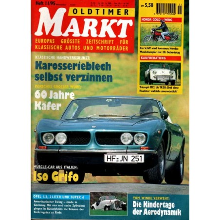 Oldtimer Markt Heft 11/November 1995 - Iso Grifo