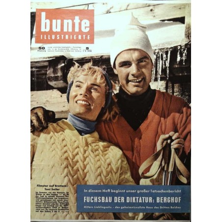 Bunte Illustrierte Nr.5 / 1 Februar 1958 - Toni Sailer