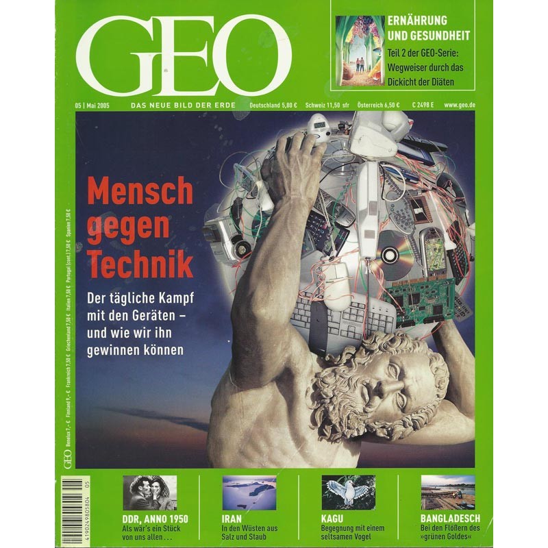 Geo Nr. 5 / Mai 2005 - Mensch gegen Technik