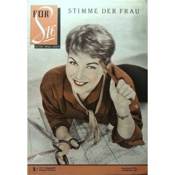 Für Sie Heft 2 / 9 Jahrgang 1957 - Selbstschneidern