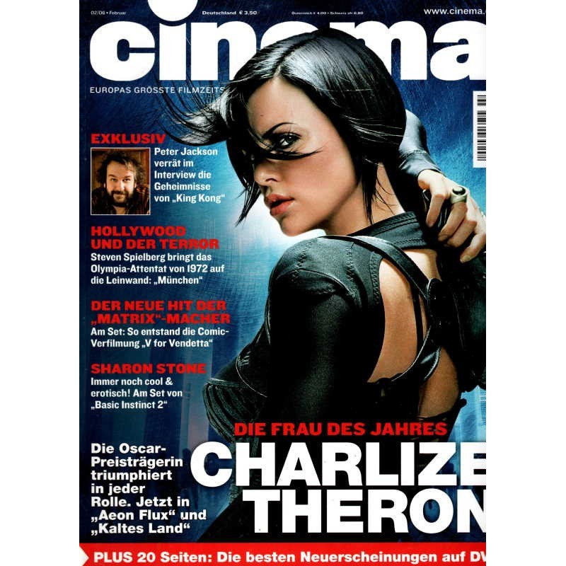 CINEMA 2/06 Februar 2006 - Charlize Theron