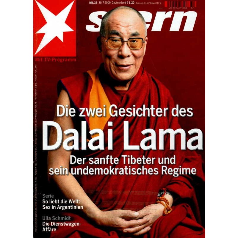 stern Heft Nr.32 / 30 Juli 2009 - Dalai Lama