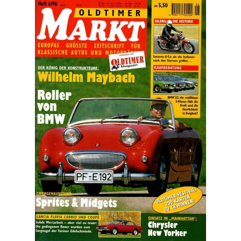 Oldtimer Markt Heft 6/Juni 1996 - Sprites & Midgets