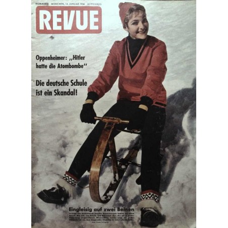 Neue Revue Nr.2 / 14 Januar 1956 - Starmannequin Sabina