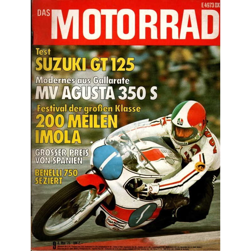 Das Motorrad Nr.9 / 3 Mai 1975 - Großer Preis von Spanien