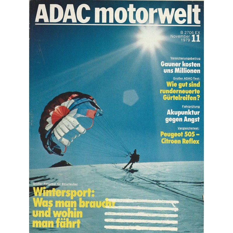 ADAC Motorwelt Heft.11 / November 1979 - Wintersport