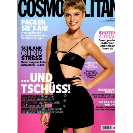 Cosmopolitan 6/Juni 2016 - Topmodel Kim Hnizdo