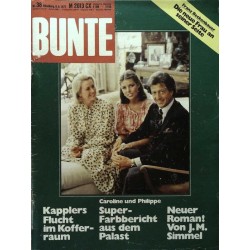 BUNTE Illustrierte Nr.38 / 8 September 1977 - Caroline & Philippe