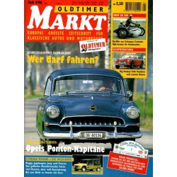 Oldtimer Markt Heft 5/Mai 1996 - Opels Ponton-Kapitäne