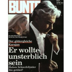 BUNTE Nr.30 / 20 Juli 1989 - Karajan