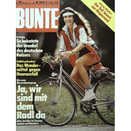 BUNTE Nr.38 / 10 September 1981 - Radeln und Wandern