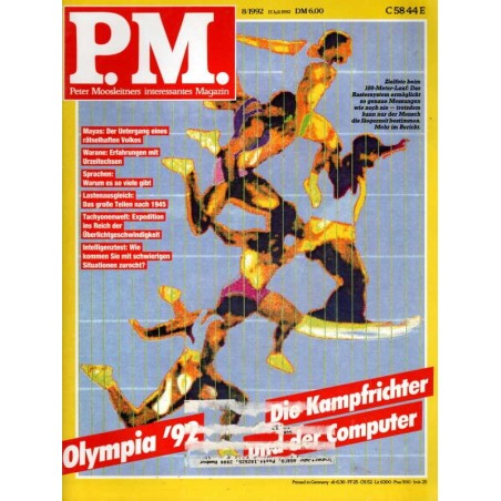 P.M. Ausgabe August 8/1992 - Olympia 92