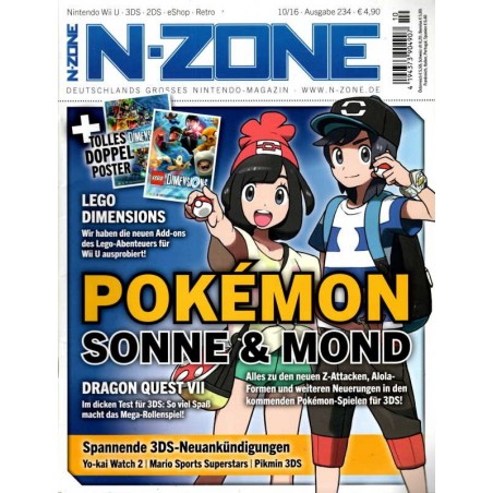 N-Zone 10/2016 - Ausgabe 234 - Pokemon Sonne & Mond